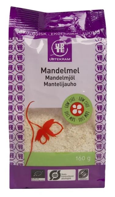 Mandelmel Økologisk Urtekram - 160 gram
