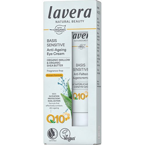 Lavera Basis sensitiv Øjencreme Q10 Anti-Age 15 ml.