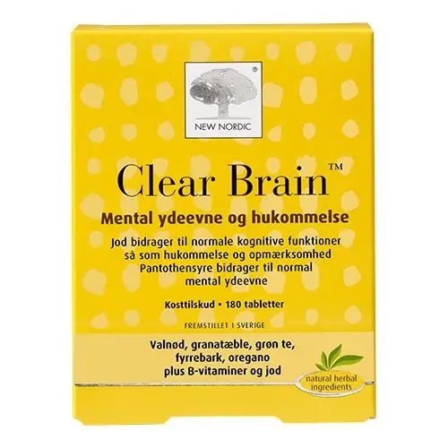 Clear Brain - 180 tabletter