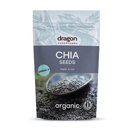Chia frø Økologisk Dragon Food - 200 gram