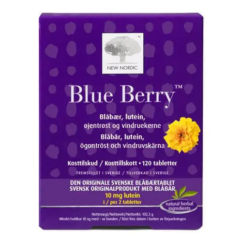 Blue Berry original 120 tabletter