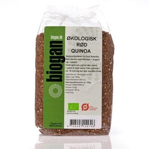 Quinoa rød Økologisk - 500 gram