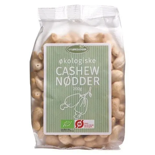 Cashewnødder Ø Spis Økologisk - 200 gram