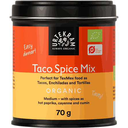 Taco spice mix Øko. - 70 gram