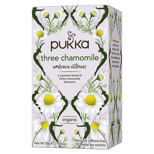 Three Chamomile te Ø Pukka - 20 breve