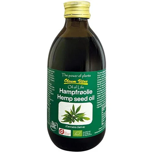 Hampefrøolie Ø Oil of life - 250 ml.