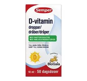 BioGaia D-vitamindråber Semper - 10 ml.