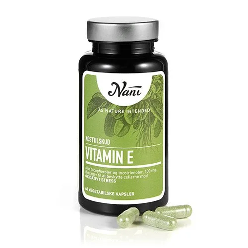 E-vitamin Nani - 60 kapsler