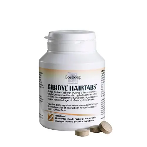 Gibidyl Hairtabs - 120 tabletter