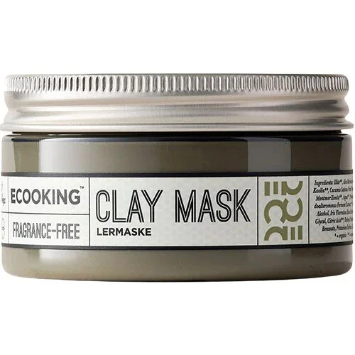 Ecooking Lermaske parfumefri - 100 ml.