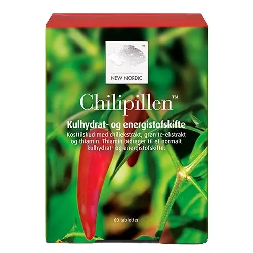 Chilipillen - 60 tabletter