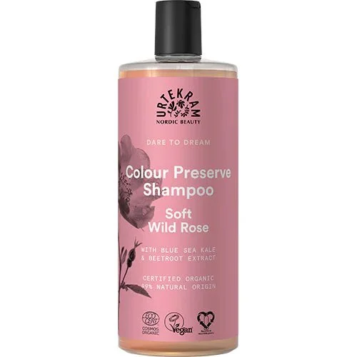 Shampoo Soft Wild Rose t. farvet hår - 500 ml.