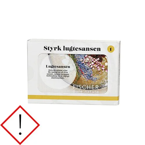 Styrk lugtesansen kit 1, 4 x10 ml æteriske olier Eucaluptus Ø, Origanum, Ingefær, Cedertræ