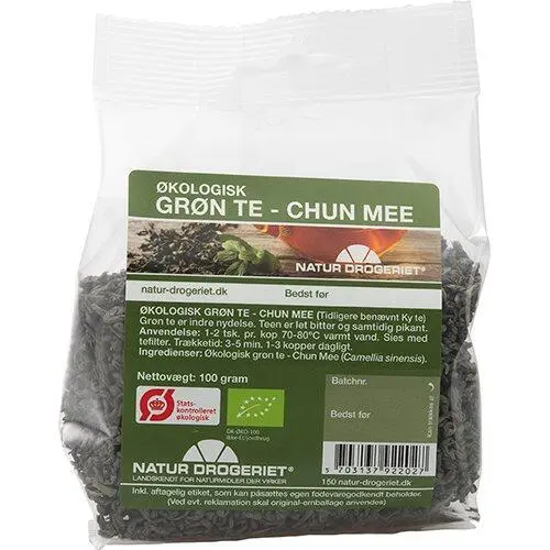 Grøn KY te mild Chun mee Økologisk - 100 gram