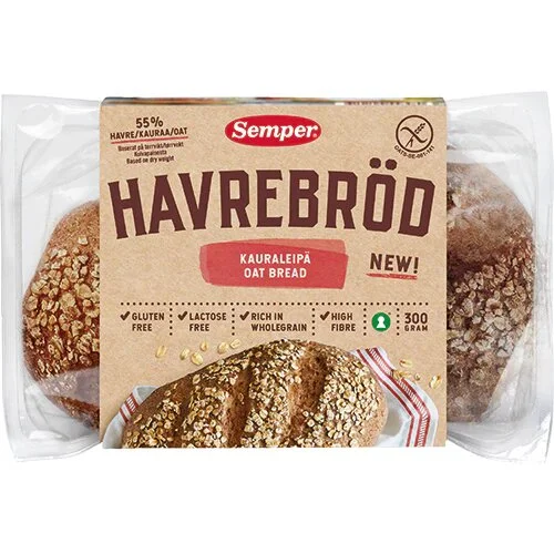 Havrebrød Semper - 300 g.