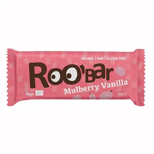 Roobar m. morbær & vanilje Ø Raw - 30 g.