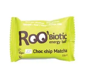 Roobiotic Energibombe Ø Chock Chip Matcha - 22 g.