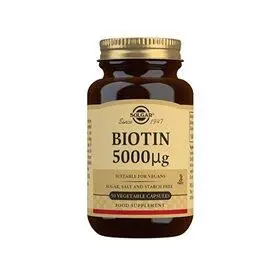 Solgar Biotin 5000 ug - 50 kapsler