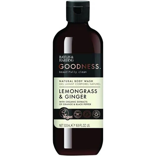 Body Wash lemongrass & ginger Baylis & Harding Goodness - 500 ml