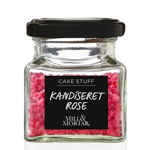 Kandiseret Rose - Mill & Mortar - 40 g.