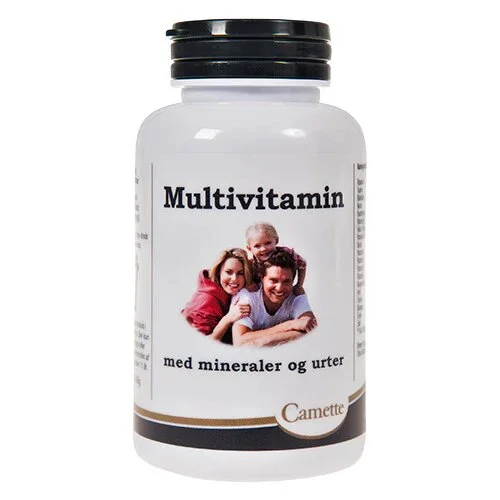 Camette Multivitamin med Mineraler - 120 tab