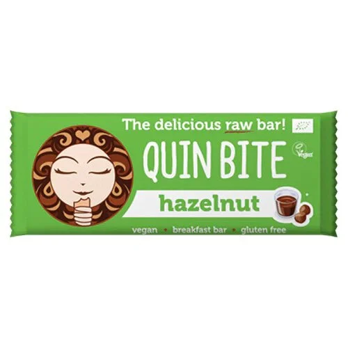 Hasselnød bar - Quin Bite Ø - 30 g.