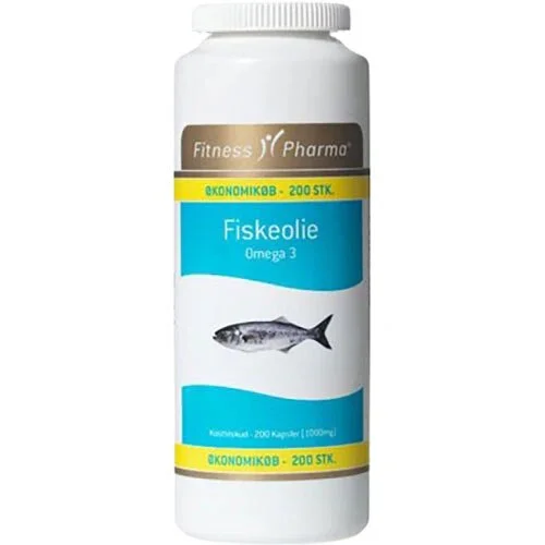 Fiskeolie Fitness Pharma - 200 kapsler