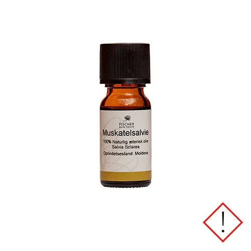 Muskatelsalvieolie æterisk - 10 ml