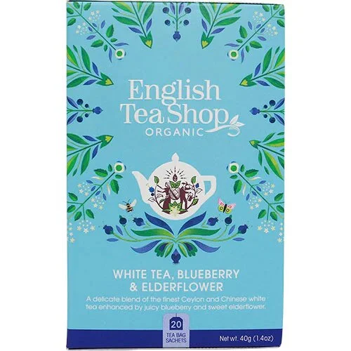 English Tea Shop White Tea , Blueberry & Elderflower 20 br.