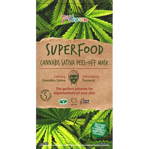 7th Heaven Ansigtsmaske Superfood Canabis Sativa - 10 ml