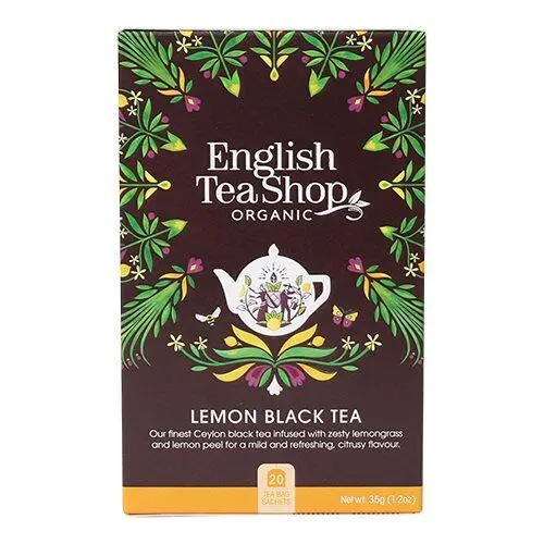 English Tea Shop Lemon Black Tea 20 breve