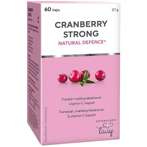 Cranberry Strong - 60 kapsler