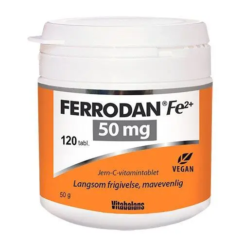 Ferrodan Fe2 + 50 mg - 120 tabletter