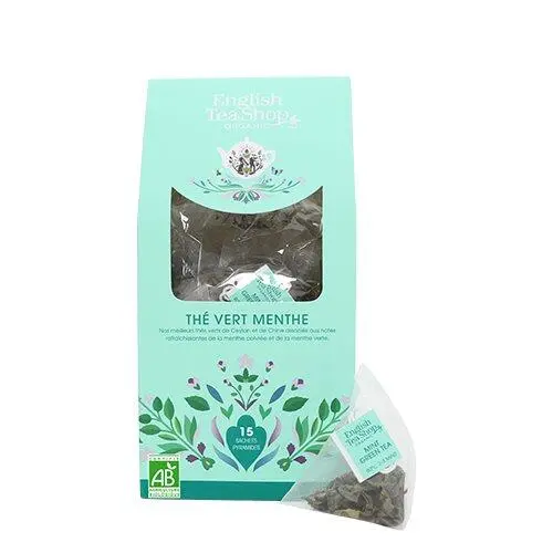 Mint Green Tea Økologisk - 15 breve