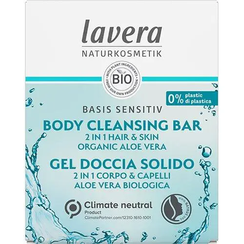 Lavera Body Cleansing Bar 2in1 - Basis Sensitiv - 50 gram