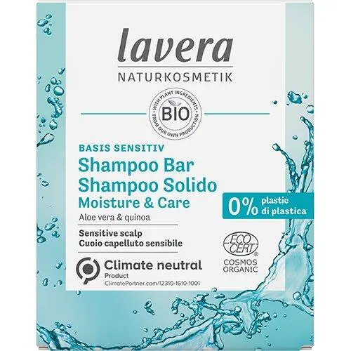 Lavera Shampoo Bar Moisture & Care - Basis Sensitiv - 50 gram