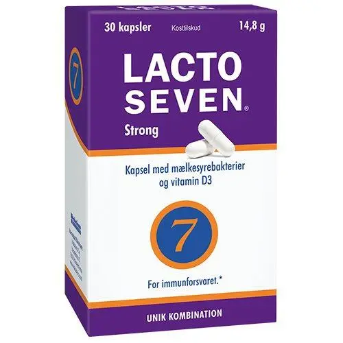 Lacto Seven Strong - 30 kapsler
