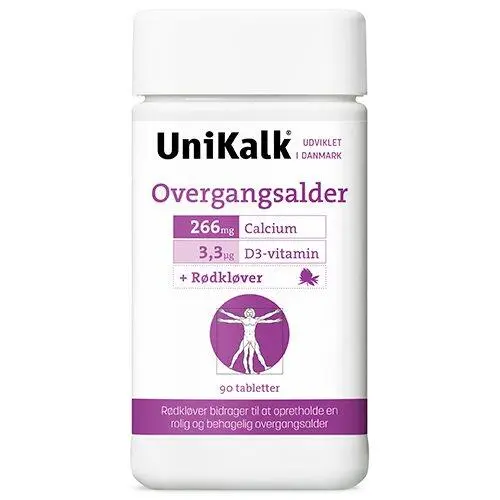 UniKalk Overgangsalder - 90 tabletter