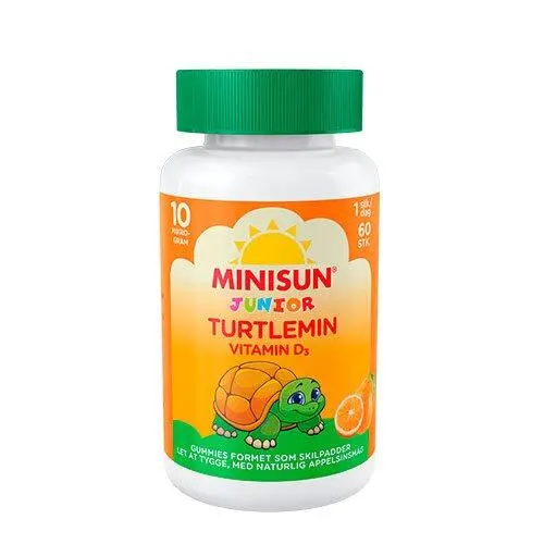 Turtlemin D-vitamin Junior - 60 gum