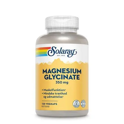 Magnesium Glycinate Solaray - 120 kapsler