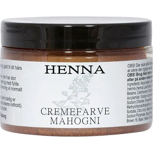 Henna Cremefarve Mahogni  - 140 ml.