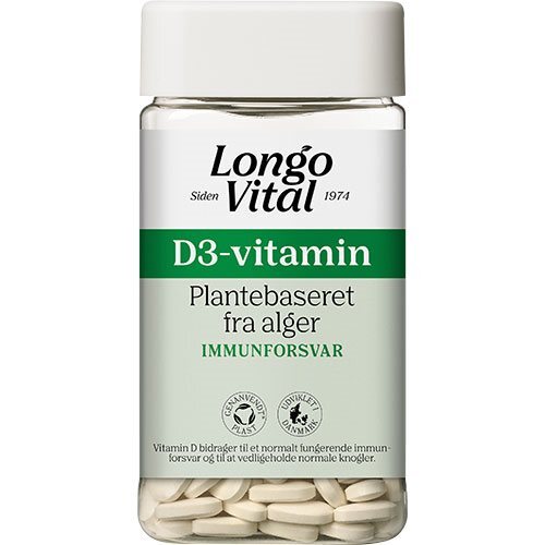 Longo Vital D-vitamin - 180 tabletter