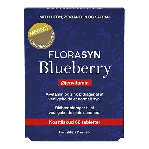 Florasyn Blueberry - 60 tabletter