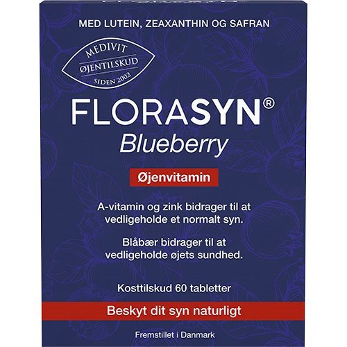 Florasyn Blueberry - 60 tabletter