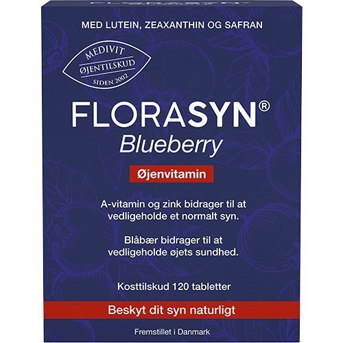Florasyn Blueberry - 120  tabletter