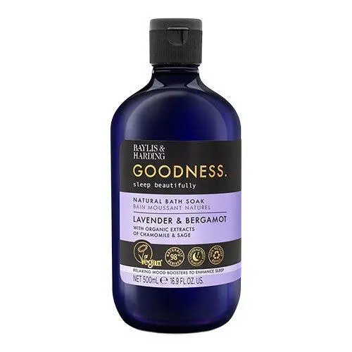 Baylis & Harding Sleep Lavender & Bergamot Natural Bath Soak - 500 ml.