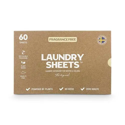 Laundry Sheets Fragrance Free - 1 pk