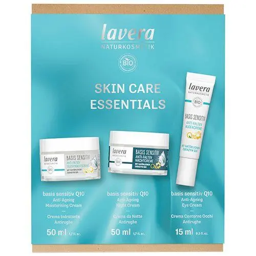 Lavera Gift Set Face Care Q10 - værdi 489,95 Moisturising Cream, Night Cream, Eye Cream