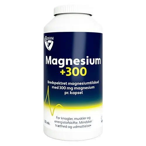 Magnesium+300 - 250 kapsler