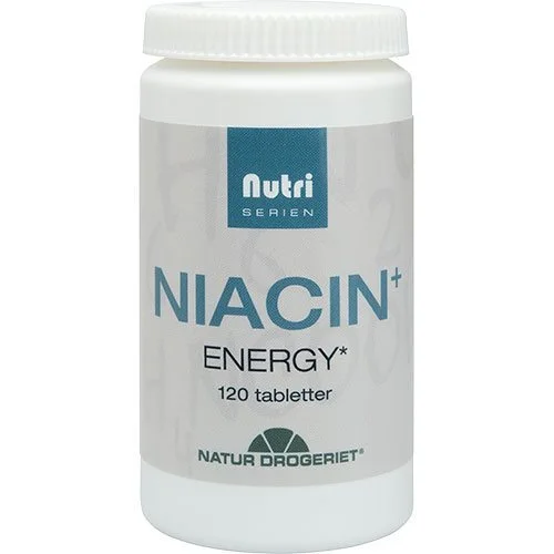 Niacin+ Energy - 120 tabletter